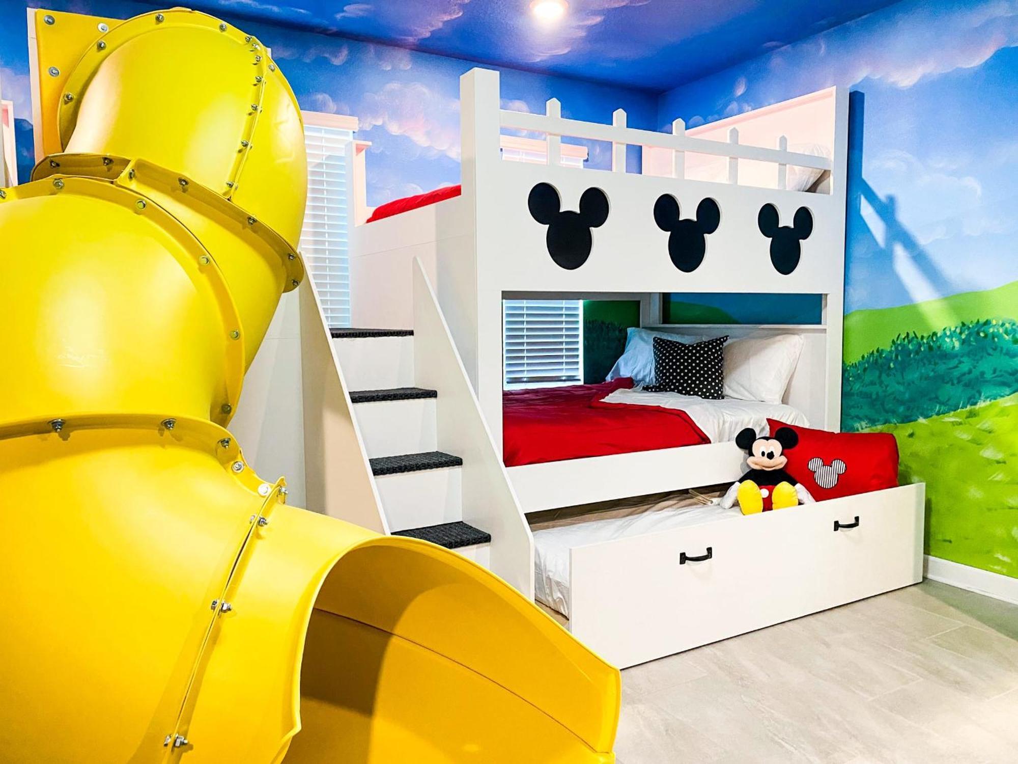 Magical Family Vacation Home Near Disney World At Storey Lake, Star Wars Gameroom, Pool, Theater, Mickey Slide, Sleeps Up To 28 Kissimmee Eksteriør billede