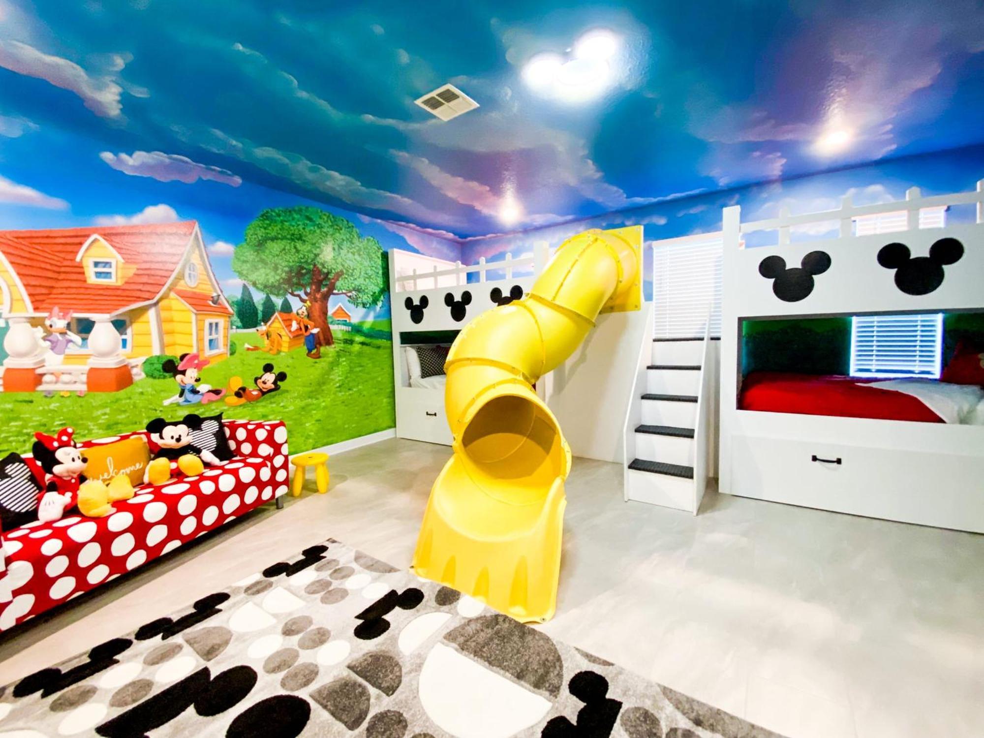 Magical Family Vacation Home Near Disney World At Storey Lake, Star Wars Gameroom, Pool, Theater, Mickey Slide, Sleeps Up To 28 Kissimmee Eksteriør billede