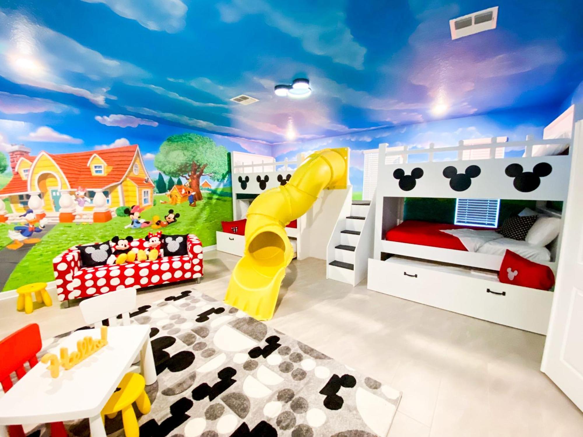 Magical Family Vacation Home Near Disney World At Storey Lake, Star Wars Gameroom, Pool, Theater, Mickey Slide, Sleeps Up To 28 Kissimmee Eksteriør billede