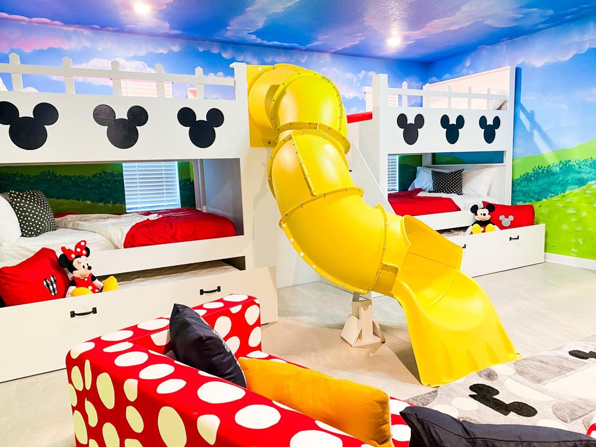 Magical Family Vacation Home Near Disney World At Storey Lake, Star Wars Gameroom, Pool, Theater, Mickey Slide, Sleeps Up To 28 Kissimmee Eksteriør billede